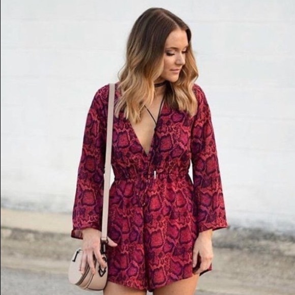 [Show Me Your Mumu] Popsicle Python Romper Small - Picture 5 of 7